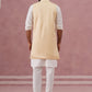 Festive Floral Embroidered Shrug Kurta Set (JOKPWCS 592W 4143 Yellow )