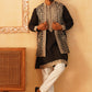 Men's Embroidered Waistcoat and Kurta Pyjama.