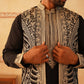Men's Embroidered Waistcoat and Kurta Pyjama.