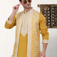 Men's Embroidered Waistcoat and Kurta Pyjama