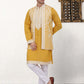 Men's Embroidered Waistcoat and Kurta Pyjama