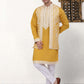 Men's Embroidered Waistcoat and Kurta Pyjama