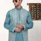 Men's Embroidered Waistcoat and Kurta Pyjama