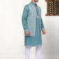 Men's Embroidered Waistcoat and Kurta Pyjama
