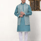 Men's Embroidered Waistcoat and Kurta Pyjama