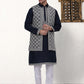 Men's Embroidered Waistcoat and Kurta Pyjama