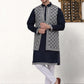 Men's Embroidered Waistcoat and Kurta Pyjama