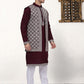 Men's Embroidered Waistcoat and Kurta Pyjama