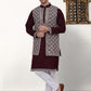 Men's Embroidered Waistcoat and Kurta Pyjama