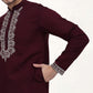 Men's Embroidered Waistcoat and Kurta Pyjama