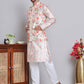 Printed Nehru Jacket & Kurta Pyjama Set ( JOKPWC 5148G 4122Golden )