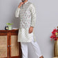 Printed Nehru Jacket & Kurta Pyjama Set ( JOKPWC 5148P 4122Pista )