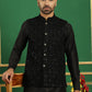 Men's Sequins Velvet Nehru Jacket
