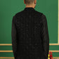 Men's Sequins Velvet Nehru Jacket
