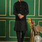 Men's Sequins Velvet Nehru Jacket