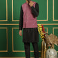 Men's Velvet Nehru Jacket With Solid Kurta Pyjama