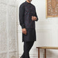 Embroidered Nehru Jacket With Solid Kurta Pyjama Set