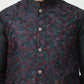 Embroidered Nehru Jacket With Solid Kurta Pyjama Set