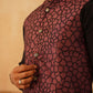 Embroidered Nehru Jacket With Solid Kurta Pyjama Set