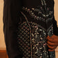 Embroidered Nehru Jacket With Solid Kurta Pyjama Set ( JOKPWC 592B 4107Black )