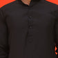 Embroidered Nehru Jacket With Solid Kurta Pyjama ( JOKPWC 592B 4124 White )