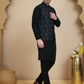 Embossed Nehru Jacket with Solid Kurta Set for Men ( JOKPWC 592B 4133 Grey )