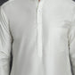 Men's Solid Nehru Jacket with White Kurta & Churidar ( JOKPWC 592W 4046Mustard )