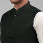 Men Nehru Jacket with White Kurta Pyjama.