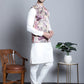 Men's Digital Print and Zari Work Nehru Jacket With Kurta Pyjama Set