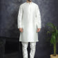 Men's Embroidred Nehru Jacket With Solid Kurta Pyjama ( JOKPWC 592W 4094Mehndi )