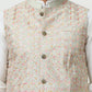 Embroidered Nehru Jacket With Solid Kurta Pyjama Set