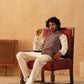 Embroidered Nehru Jacket With Solid Kurta Pyjama Set ( JOKPWC 592W 4105Purple )