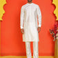 Embroidered Nehru Jacket With Solid Kurta Pyjama Set ( JOKPWC 592W 4110 Black )