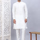 Embroidered Nehru Jacket With Solid Kurta Pyjama Set