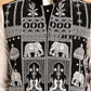 Men's Embroidered & Velvet Nehru Jacket With Solid Kurta Pyjama ( JOKPWC 592W 4119Black )