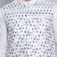 Embroidered Nehru Jacket With Solid Kurta Pyjama ( JOKPWC 592W 4121Blue )