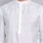 Embroidered Nehru Jacket With Solid Kurta Pyjama ( JOKPWC 592W 4121Yellow )