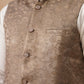 Nehru Jacket with Kurta Pyjama for Men ( JOKPWC 592W 4135 Brown )