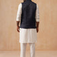 Nehru Jacket with Kurta Pyjama for Men ( JOKPWC 592W 4135 Navy )