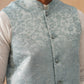 Nehru Jacket with Kurta Pyjama for Men ( JOKPWC 592W 4135 Sky )