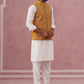 Festive Embroidered Nehru Jacket with Classic Kurta Pyjama ( JOKPWC 592W 4142 W 4142Mustard )