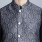 Men's Printed Nehru Jacket With Kurta Pyjama Set