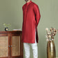 Woven Design Nehru Jacket With Solid Kurta Pyjama for Men ( JOKPWC 636M 4005Golden )