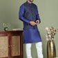 Woven Design Nehru Jacket With Solid Kurta Pyjama for Men ( JOKPWC 636N 4072Silver )