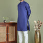 Printed Nehru Jacket With Kurta Pyjama Set for Men ( JOKPWC 636N 4090Silver )