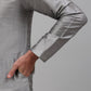 Men's Woven Design Nehru Jacket and Kurta Pyjama Set
