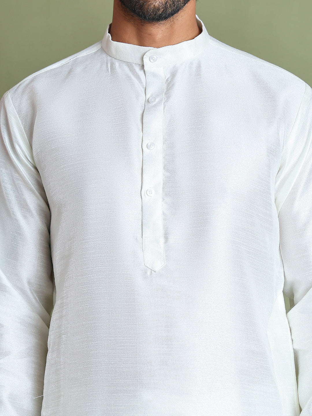 Woven Design Nehru Jacket With Solid Kurta Pyjama for Men ( JOKPWC 636W 4005Green )