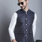 Men's Printed Nehru Jacket With Kurta Pyjama Set