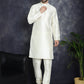 Men's Sequins and Embroidred Nehru Jacket With Solid Kurta Pyjama ( JOKPWC 636W 4096Yellow )
