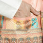 Men's Printed Nehru Jacket With Solid Kurta Pyjama ( JOKPWC 636W 4097Peach )